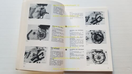 SACHS motore 1001-1251 A-B-C 1972 manuale officina TEDESCO originale