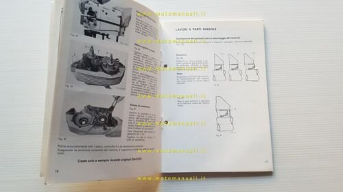 SACHS motore 1001-1251 A-B-C 1973 manuale officina ITALIANO originale