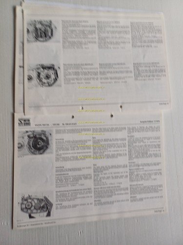 SACHS motore 1001-1251 A-B-C-D 1976 manuale officina INGLESE originale