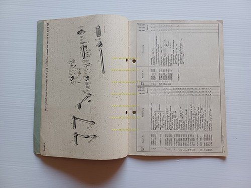 Sachs Motore 10015 A- 12515 A-AL 1970 catalogo ricambi originale …