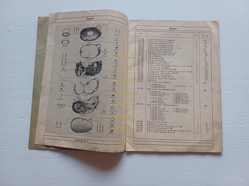 Sachs Motore 50 2V anni 50 catalogo ricambi originale italiano