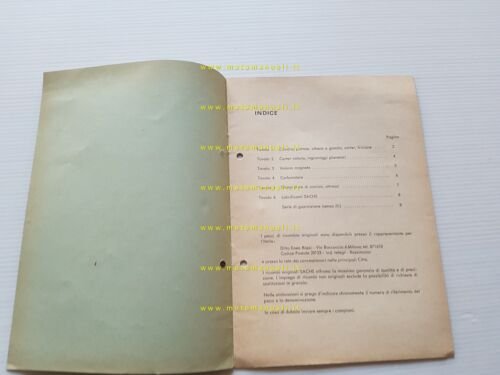 Sachs MOTORE 50 502\1 A(CH-NL)AX - B 1968 catalogo ricambi …