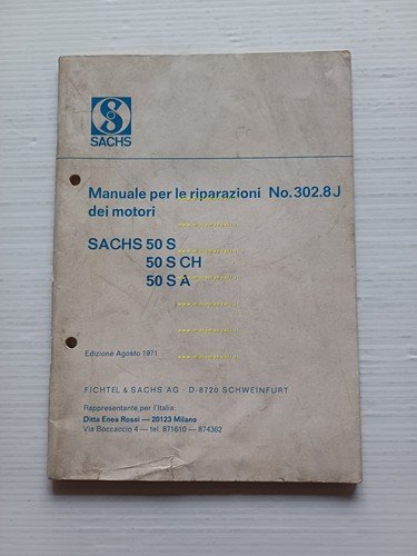 SACHS motore 50 S - 50 CH - 50 A …