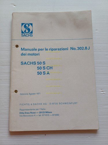 SACHS motore 50 S - 50 CH - 50 A …