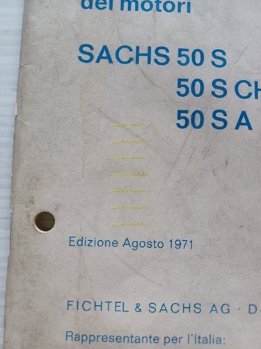 SACHS motore 50 S - 50 CH - 50 A …