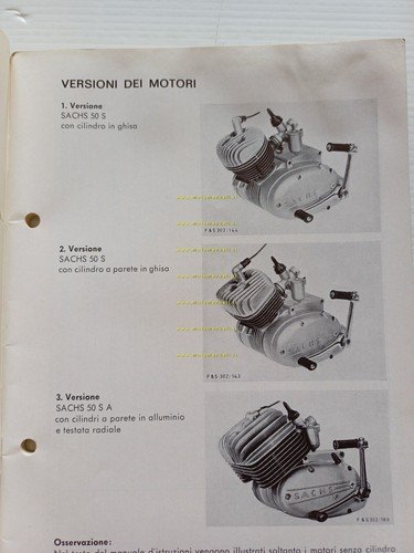 SACHS motore 50 S - 50 CH - 50 A …