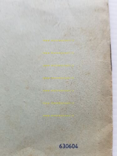 Sachs MOTORE 50 Saxonette 1963 catalogo ricambi originale spare parts …