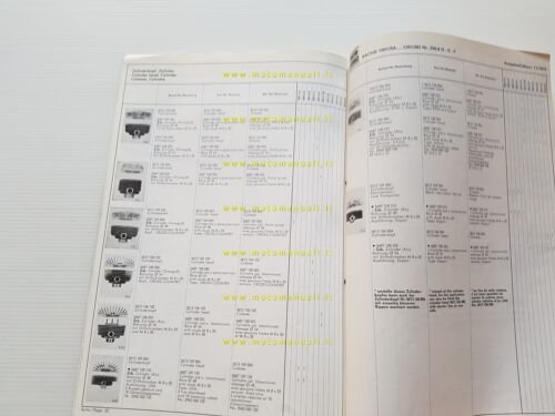 Sachs MotorI 100-125 1001\5-6A -1251\5-6 A-B-C-D 1974 catalogo ricambi originale