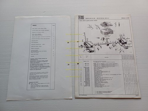 Sachs motori 100-125 GS-MC 1976 catalogo ricambi italiano originale