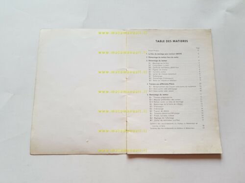 Sachs motori 200 LD - 200 LDR Messerschmitt manuale officina …