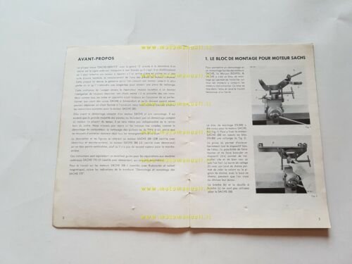 Sachs motori 200 LD - 200 LDR Messerschmitt manuale officina …