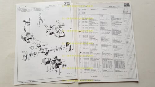 Sachs motori 50 505/1 A\B\C 1977 catalogo ricambi originale engine …