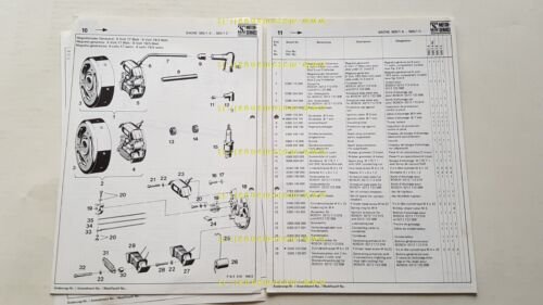 Sachs motori 50 505/1 A\B\C 1977 catalogo ricambi originale engine …