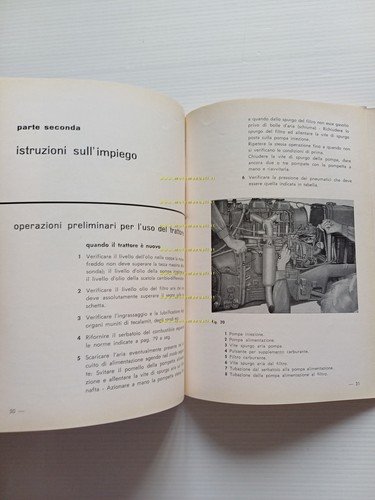 SAME 250 - 250 D.T. 1961 trattore manuale uso manutenzione …