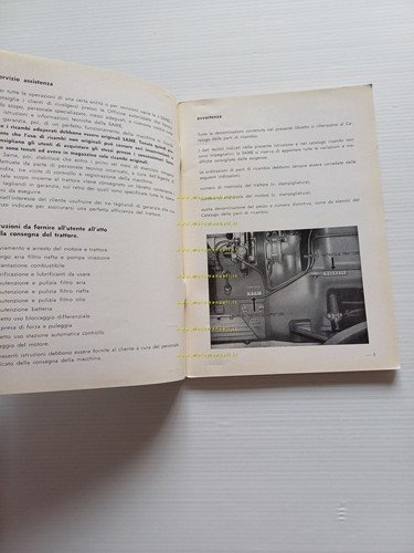 SAME 250 - 250 D.T. 1961 trattore manuale uso manutenzione …