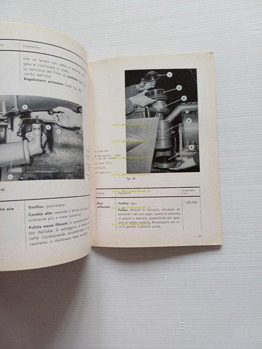 SAME 250 - 250 D.T. 1961 trattore manuale uso manutenzione …