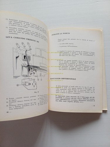 SAME 360 - 360 D.T. 1960 trattore manuale uso manutenzione …