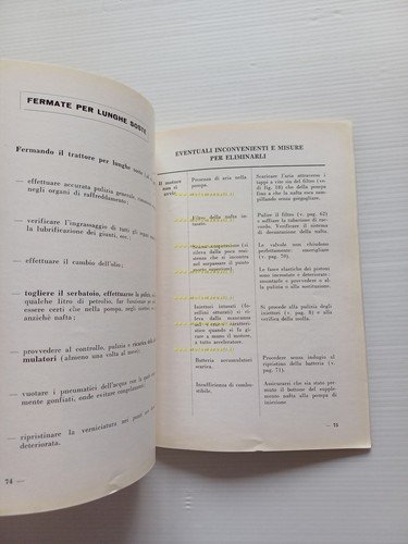 SAME 360 - 360 D.T. 1960 trattore manuale uso manutenzione …