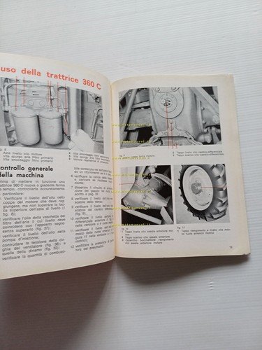 SAME 360 C - 360 C D.T 1964 trattore manuale …