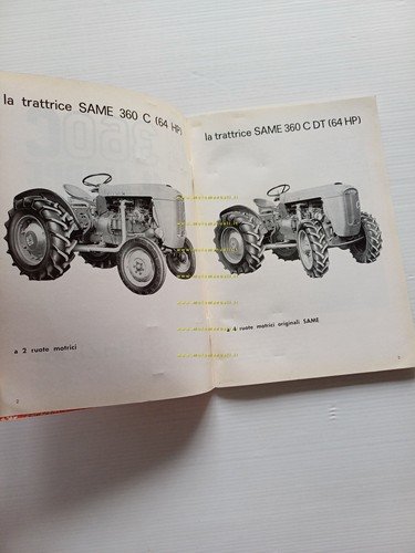 SAME 360 C - 360 C D.T 1964 trattore manuale …