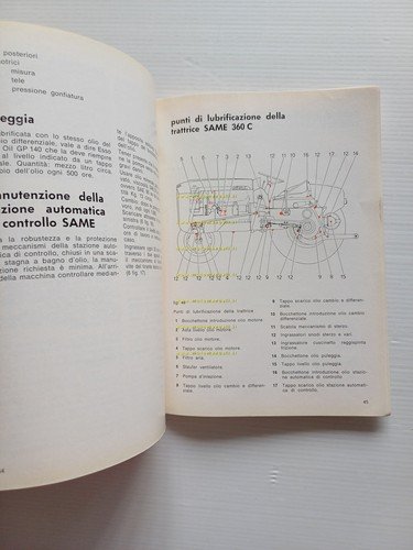SAME 360 C - 360 C D.T 1964 trattore manuale …