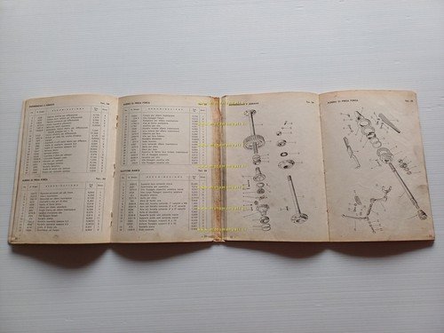 SAME 360 trattore 1959 catalogo ricambi italiano originale