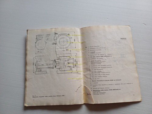 SAME Minitauro 60 2 RM - 4 RM 1972 trattore …