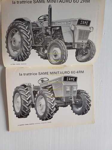 SAME Minitauro 60 2 RM - 4 RM 1972 trattore …