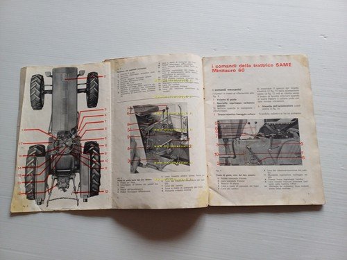 SAME Minitauro 60 2 RM - 4 RM 1972 trattore …
