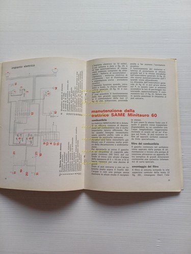 SAME Minitauro 60 2 RM - 4 RM 1972 trattore …
