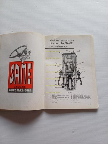 SAME Sametto 120 - 120 DT 1963 trattore manuale uso …