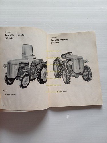 SAME Sametto 120 - 120 DT 1963 trattore manuale uso …