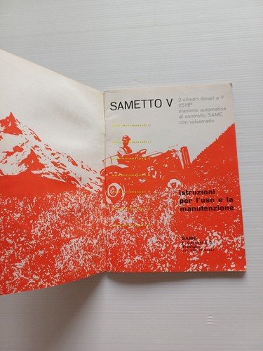 SAME Sametto V - Sametto V DT 1964 trattore manuale …