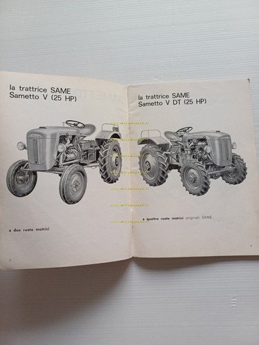SAME Sametto V - Sametto V DT 1964 trattore manuale …
