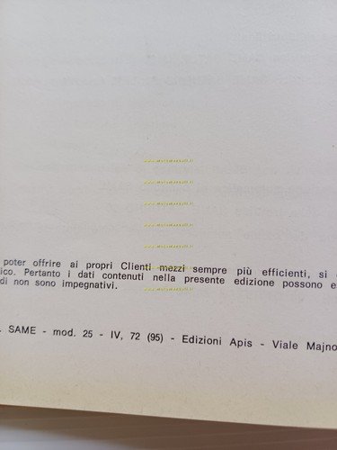 SAME Saturno 80 2 RM - 4 RM 1972 trattore …