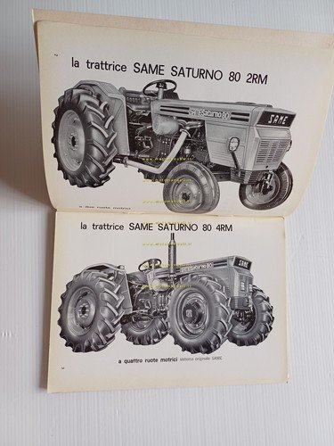 SAME Saturno 80 2 RM - 4 RM 1972 trattore …