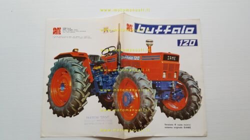 Same trattore Buffalo 120 1974 depliant italiano originale