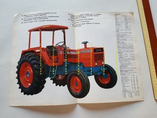 SAME trattore Buffalo 130 1976 depliant originale