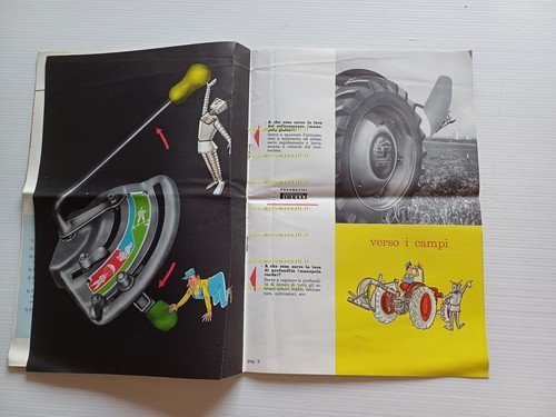 Same trattore modello 240 Automazione 1960 depliant italiano originale