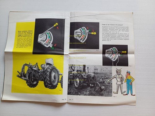 Same trattore modello 240 Automazione 1960 depliant italiano originale