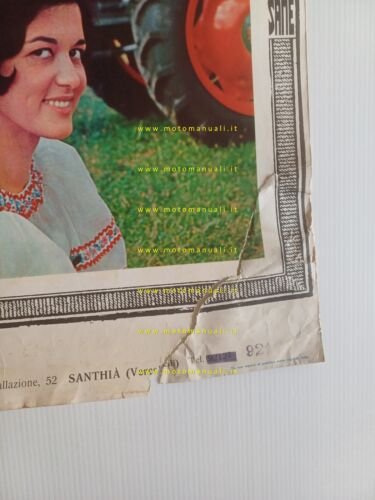 SAME Trattori calendario 1965 italiano originale completo