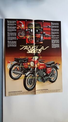 Sanglas 500 S depliant Spagnolo originale anni 70 brochure