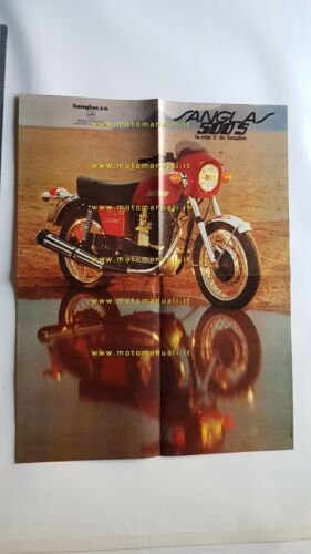 Sanglas 500 S depliant Spagnolo originale anni 70 brochure