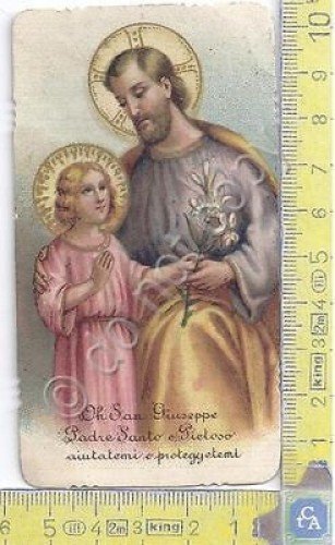Santino - Holy Card - Orazione a San Giuseppe - … | Immagine principale