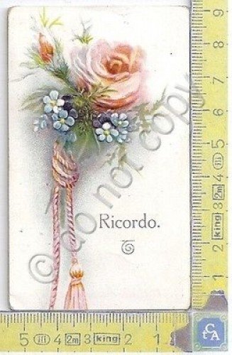 Santino - Holy Card - Ricordo - Maria SS. di …