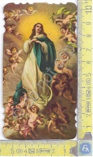 Santino - Holy Card - Vergine Immacolata - 1905 | Immagine principale