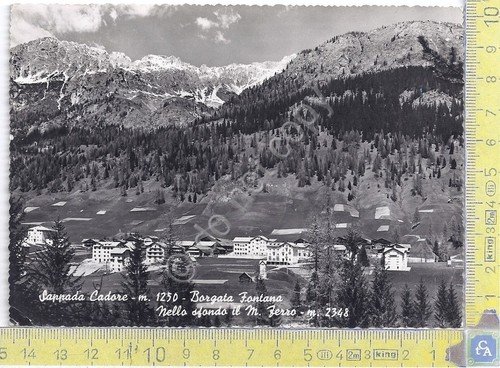Sappada di Cadore - Borgata Fontana - 1954