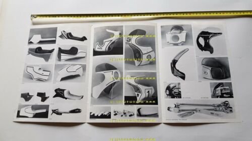 SAVEMO Plastic carenature moto depliant italiano anni 70 originale brochure