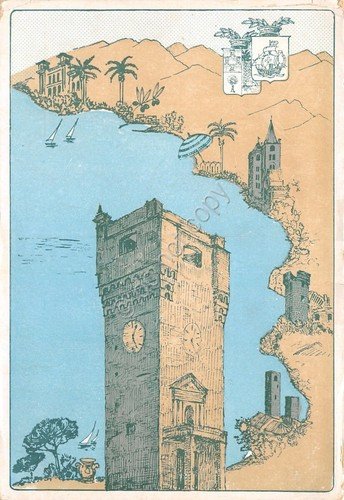 Savona Distretto Militare Illustrata bordi segnati