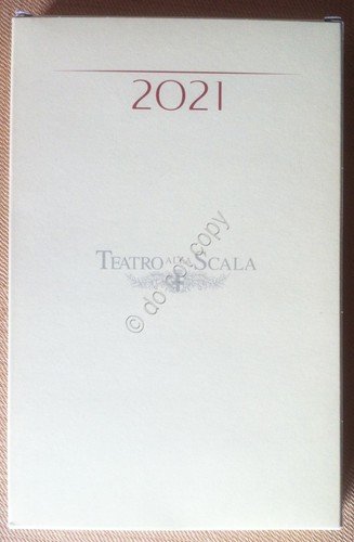 Scala di Milano - Agenda 2021 - nuova con custodia
